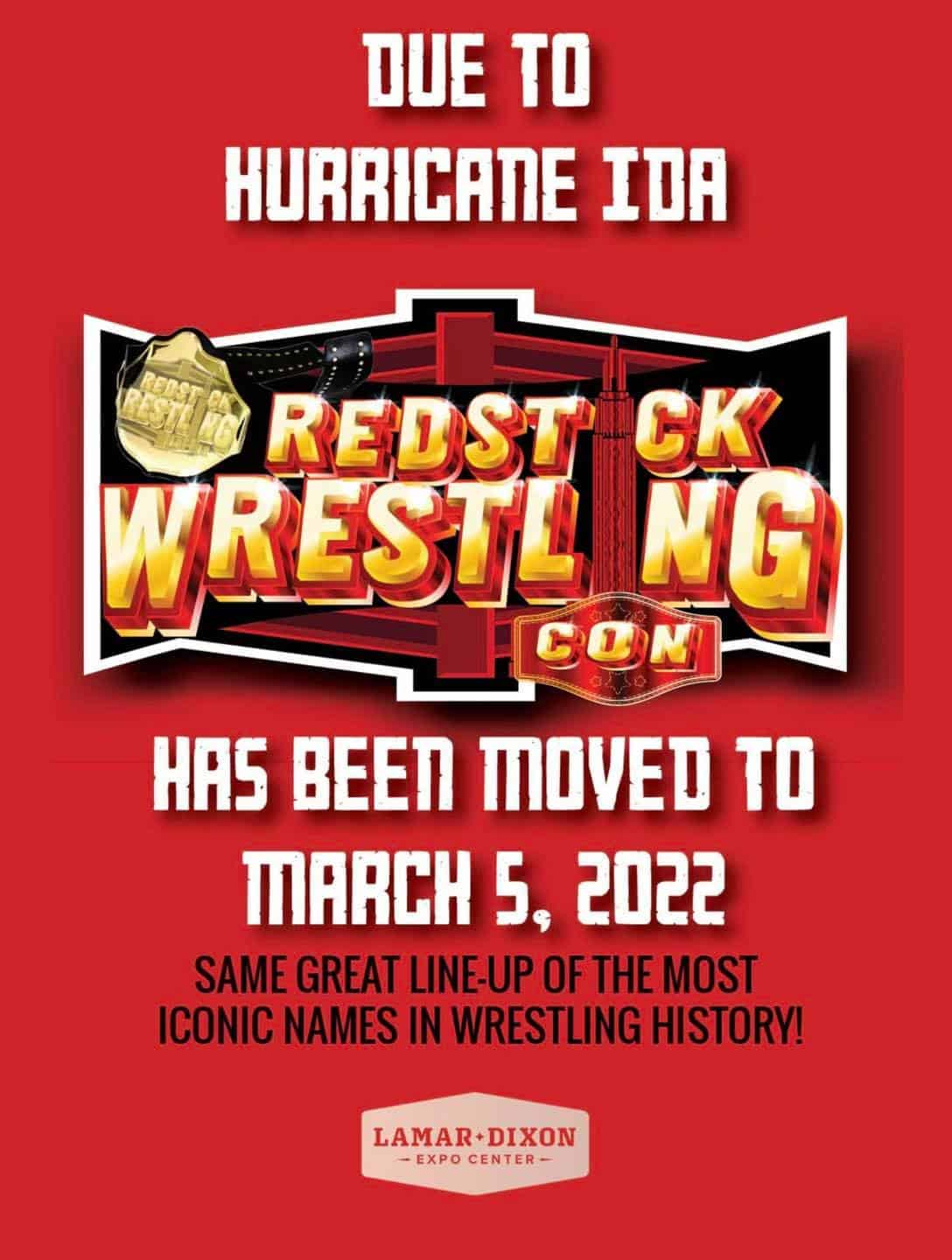 Redstick Wrestling Con Louisiana's Sweet Spot