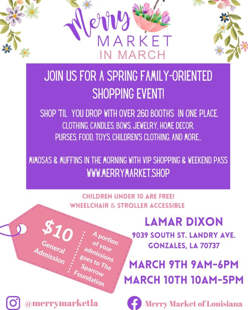 Merry Market of Louisiana (March 9-10)