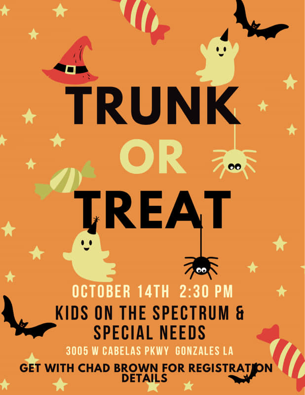 Trunk or Treat for Special Needs & on the Spectrum