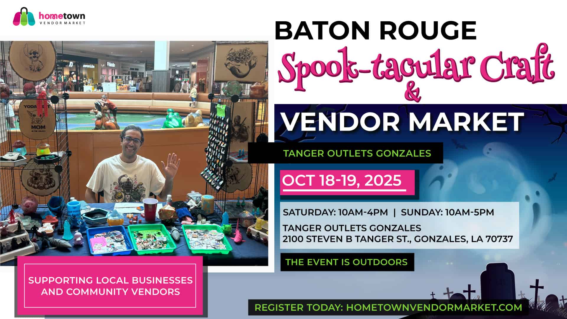 Spook-tacular Craft and Vendor Market (Oct. 18-19)