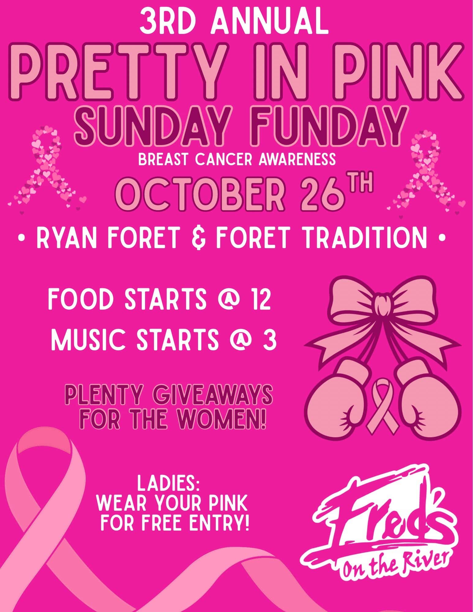 Pretty in Pink Sunday Funday