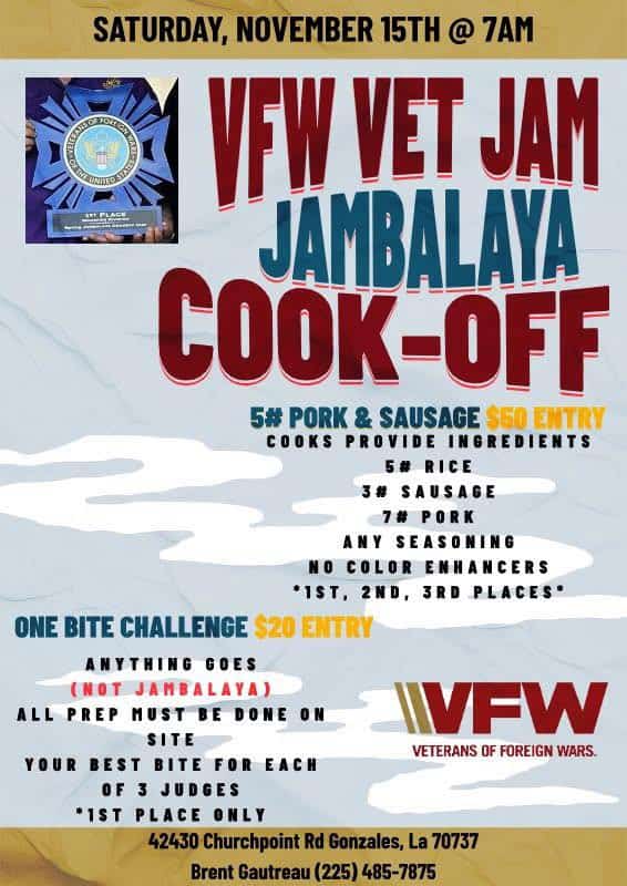 Jambalaya Cook-Off and Fall Pop-up Vendor Show