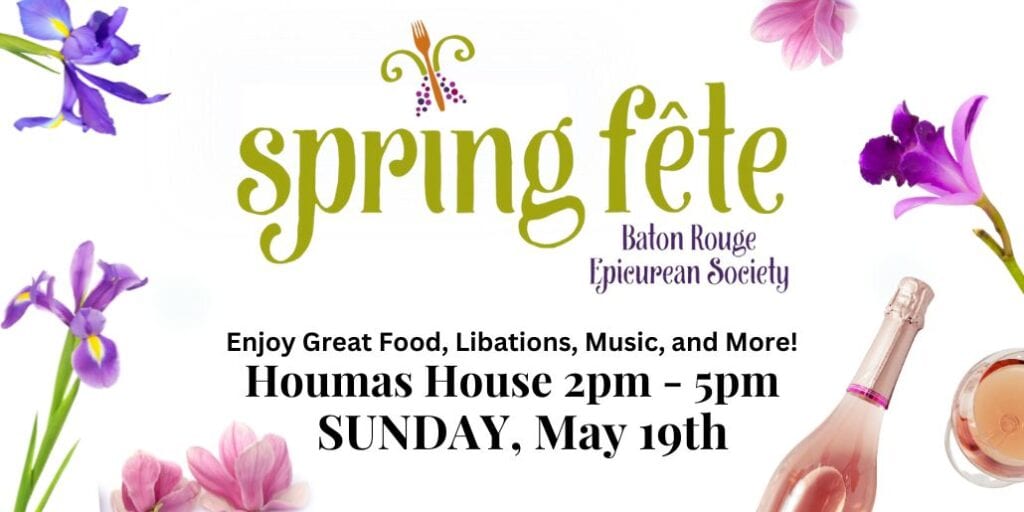 Spring Fete at Houmas House Sunday May 19th