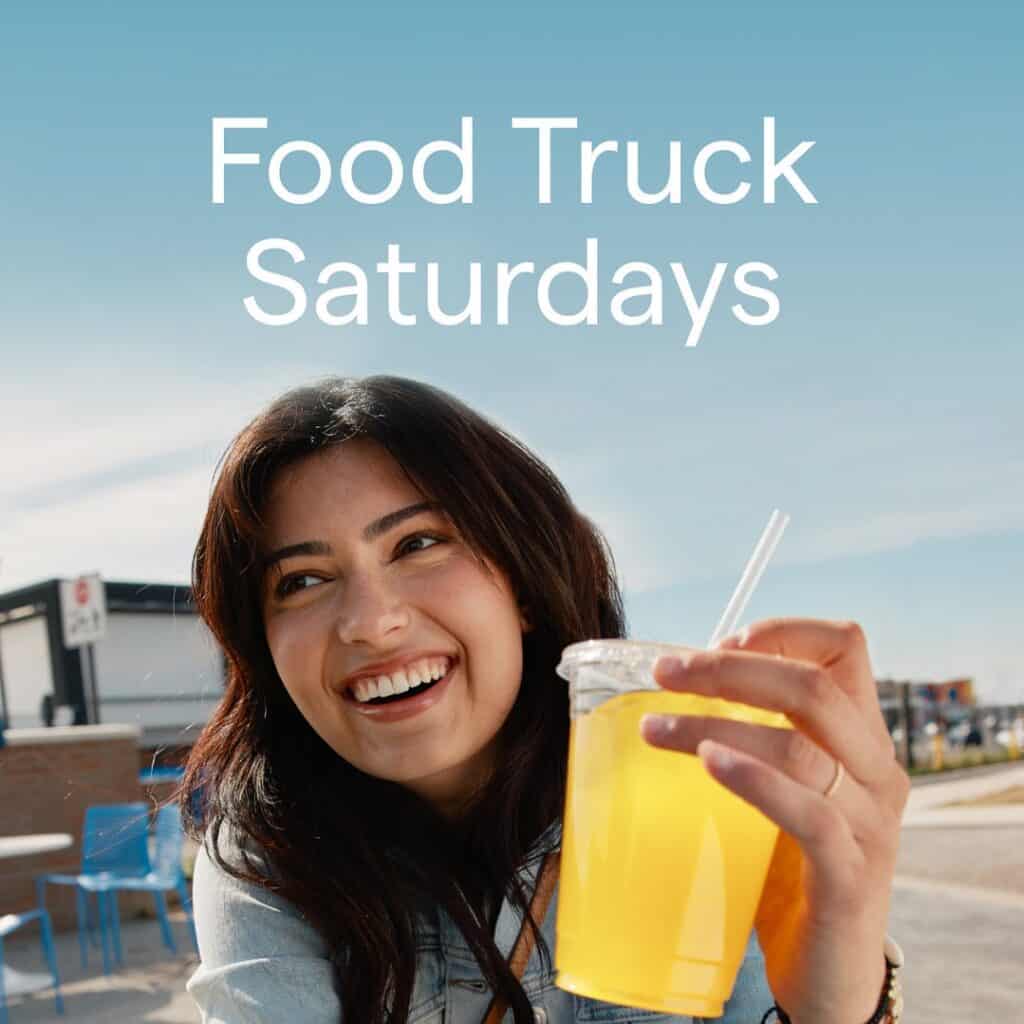 Food Truck Saturdays at Tanger Outlets is every saturday in June