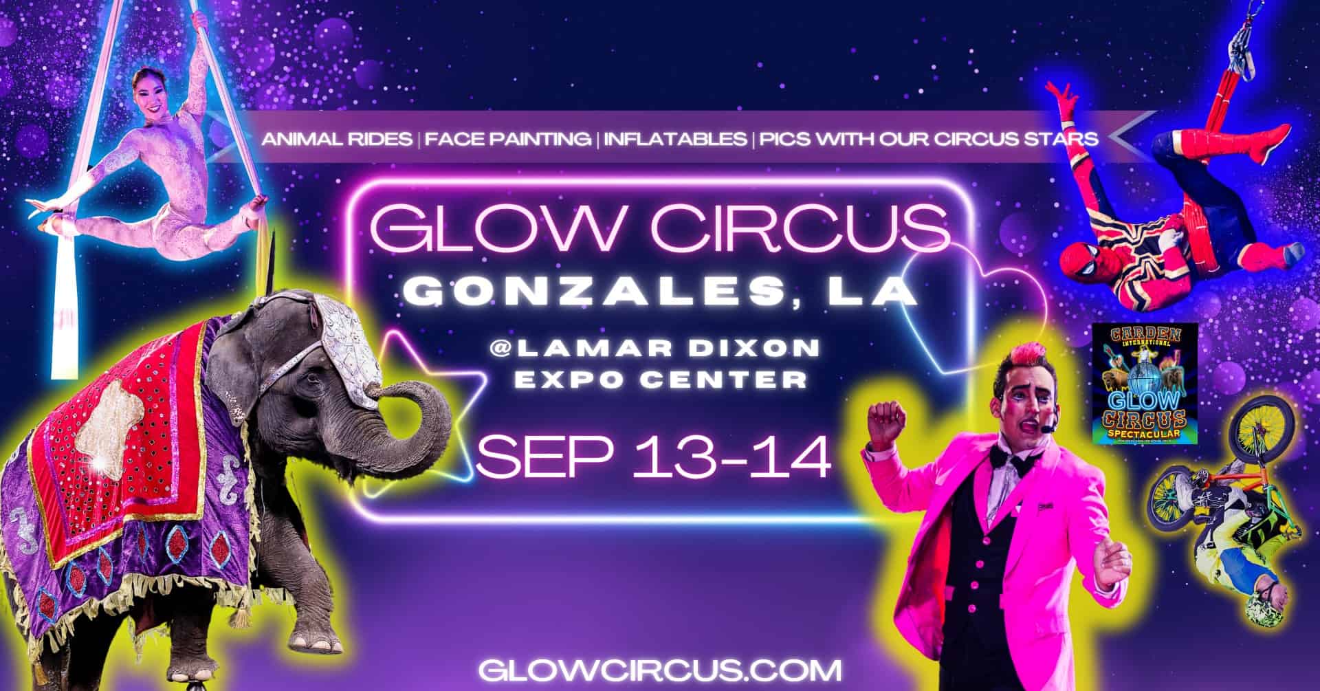 Glow Circus (Sept. 13-14) - Louisiana's Sweet Spot