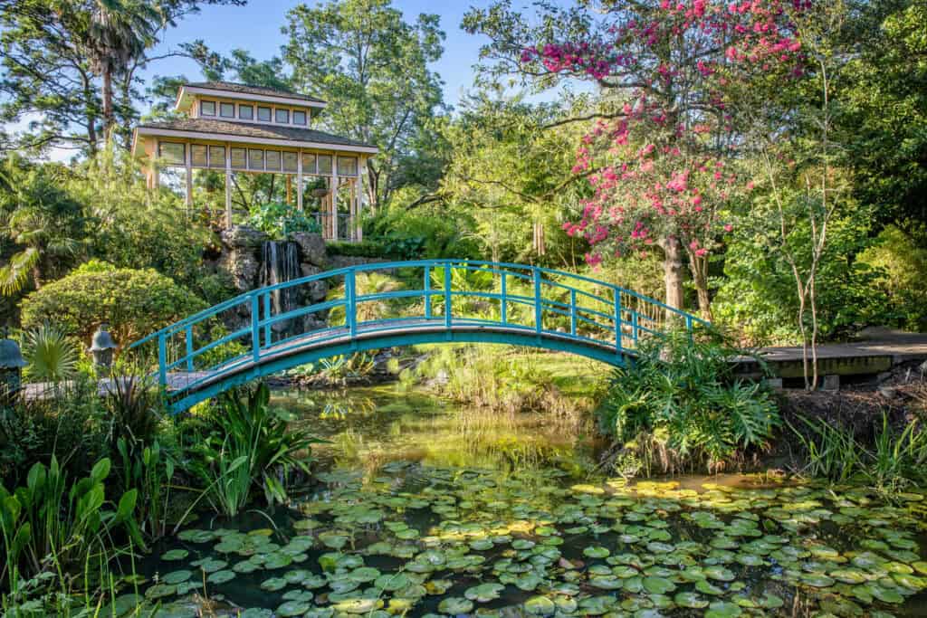 The Houmas House oriental gardens tea house