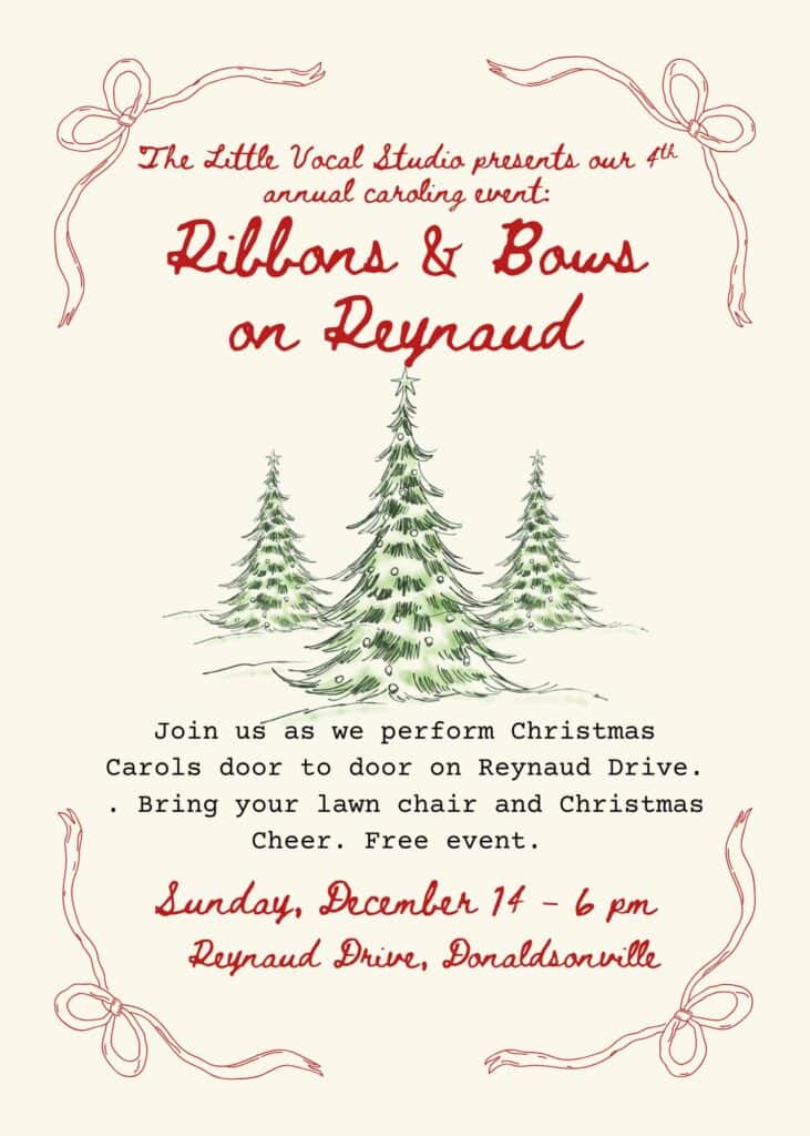 (Ribbons and Bows) Christmas Caroling on Reynaud
