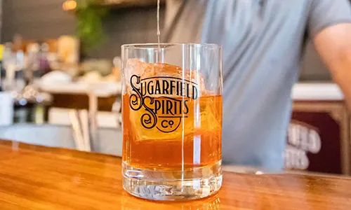 bartender making a drink