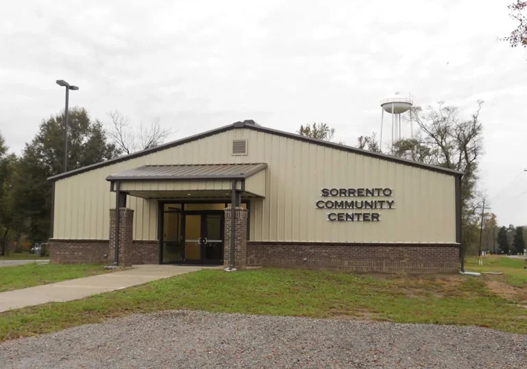 outside Sorrento community center