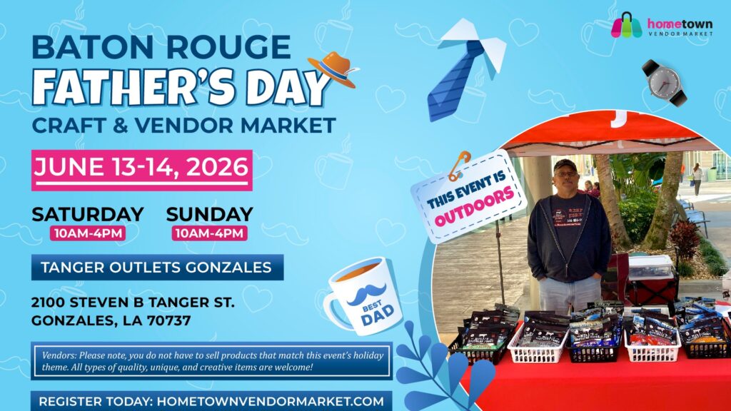 Fathers Day Craft and Vendor Market on June 13-14 at Tanger