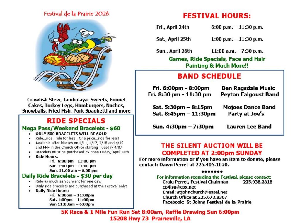 Festival de la Prairie event schedule