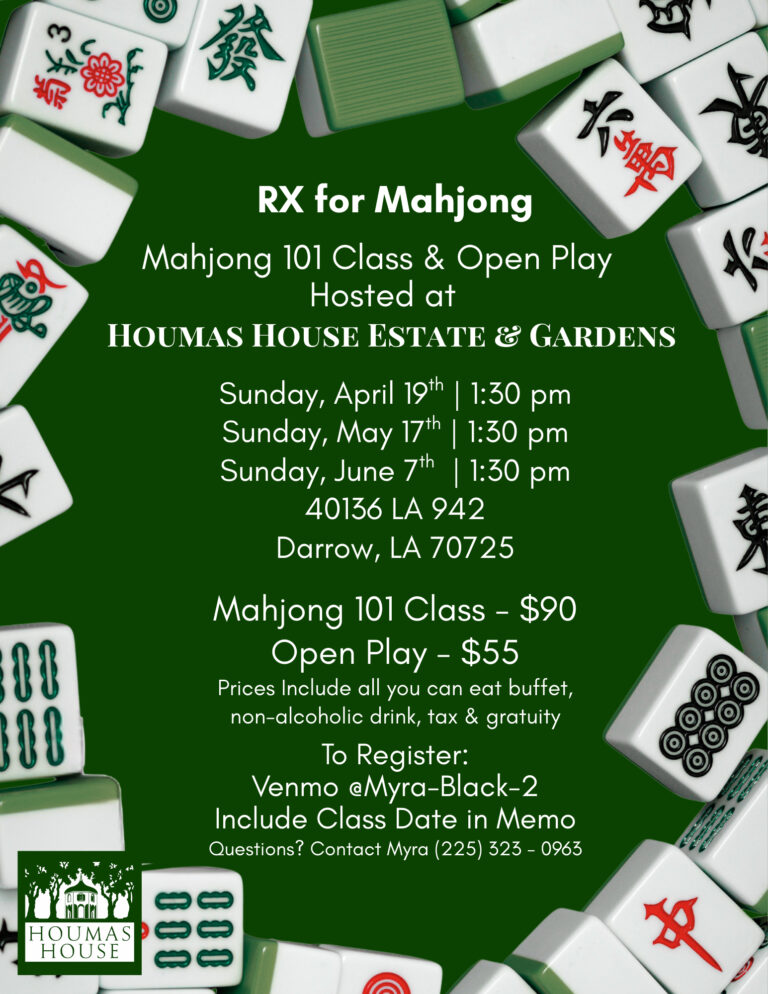 Mahjong Class at Houmas House