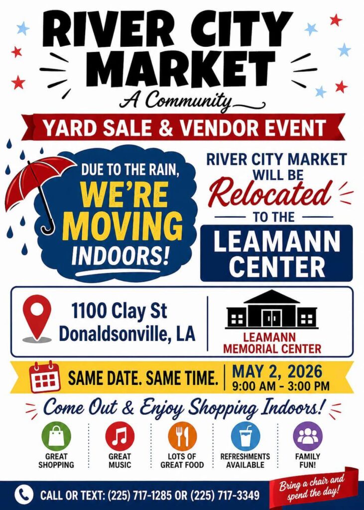 Updated River City Market Event Flyer
