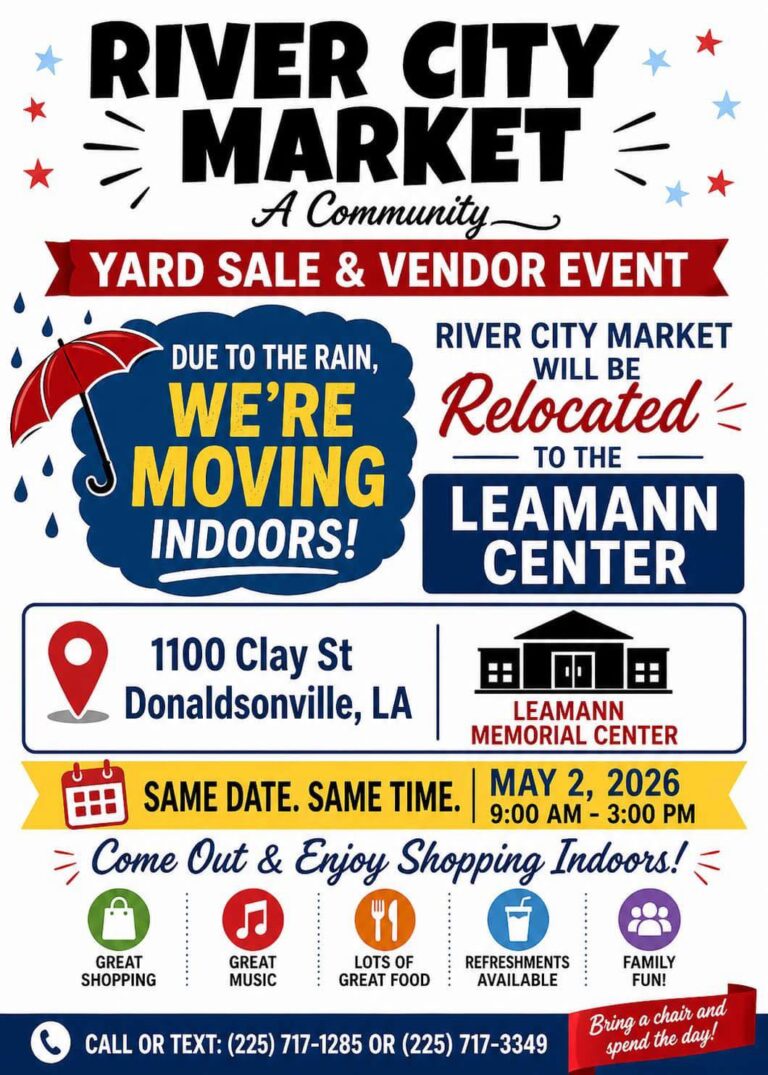 Updated River City Market Event Flyer