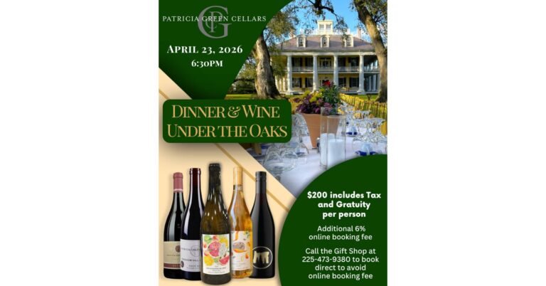 Dinner and Wine Under the oaks
