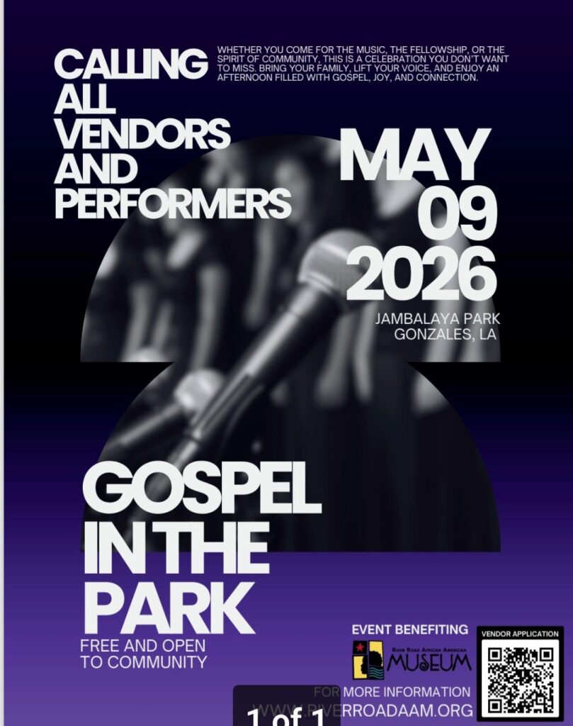 Gospel in the Park Flyer