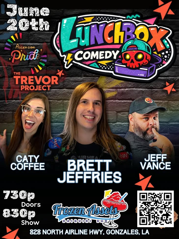 Lunchbox Comedy Brett Jeffries