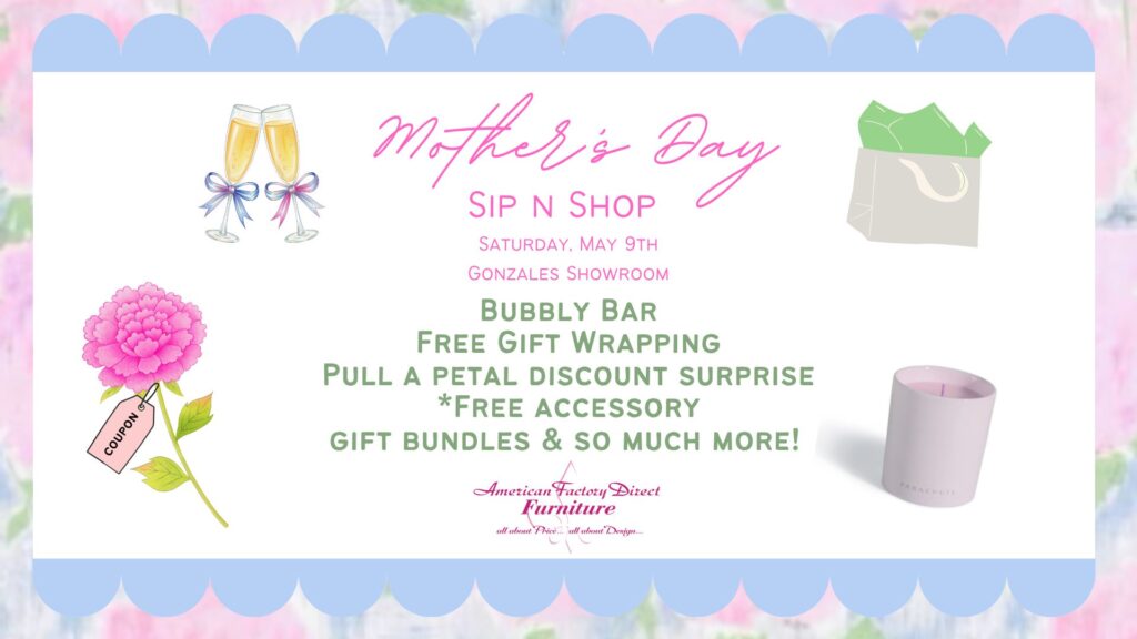 Mother's Day Sip and Shop