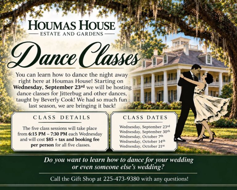 Dance Classes at Houmas House