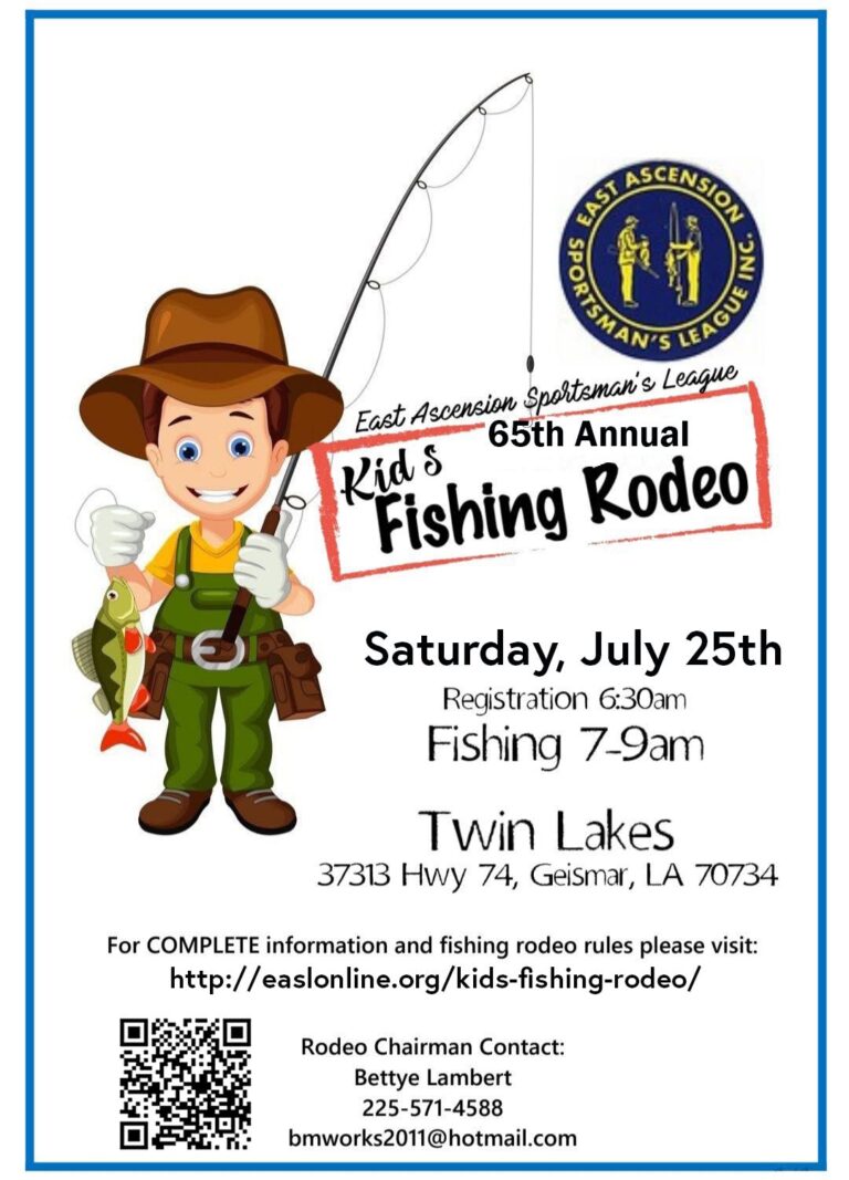 Kids Fishing Rodeo in Geismar