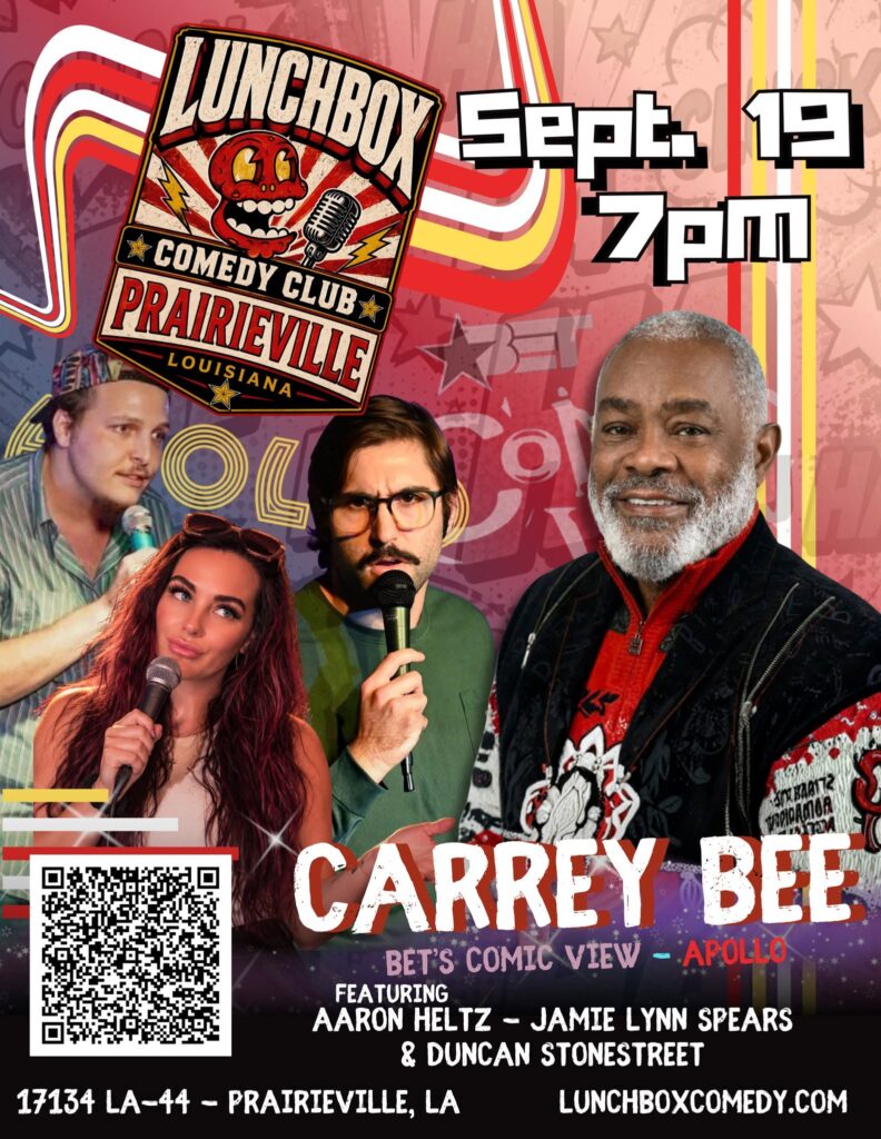 Lunchbox Comedy with carey bee