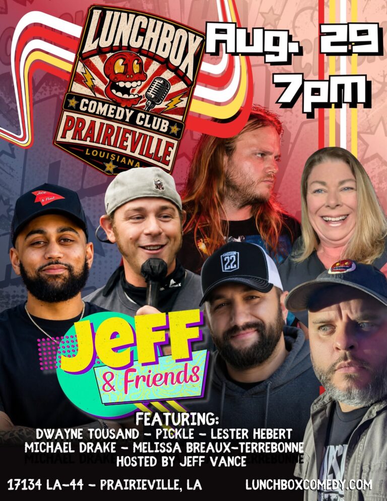 Lunchbox Comedy Club featuring Jeff & Friends