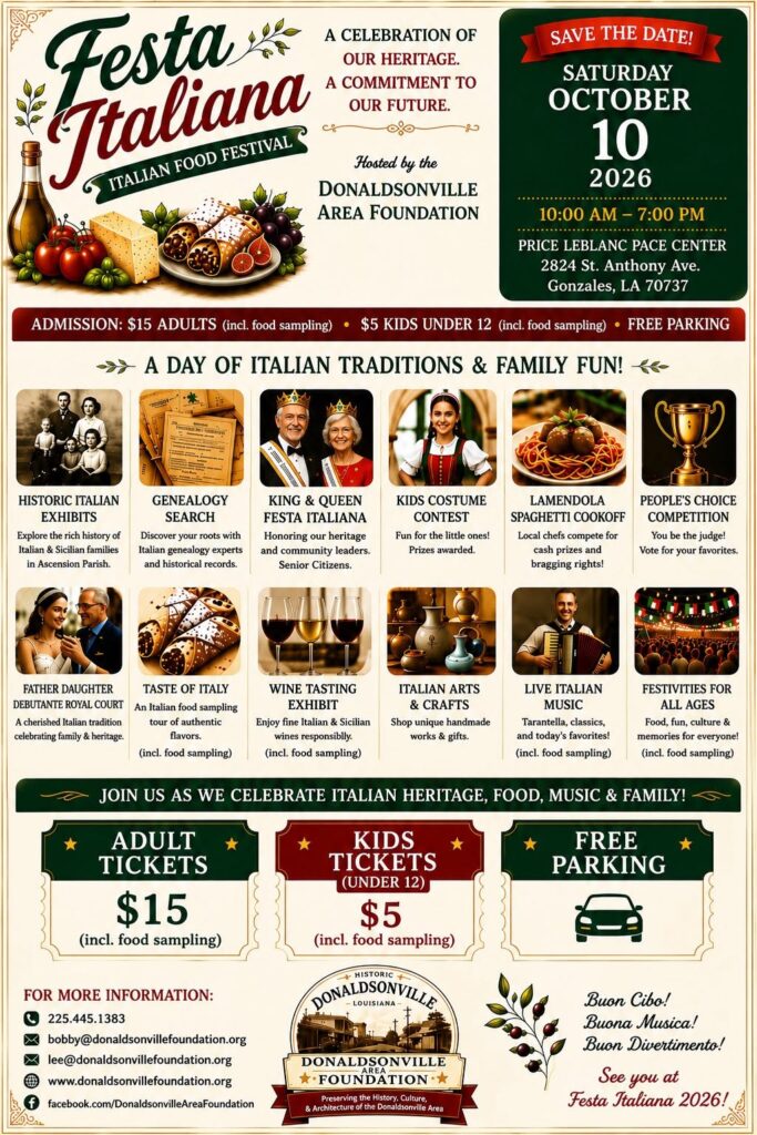 Festa Italiana october 10 in gonzales