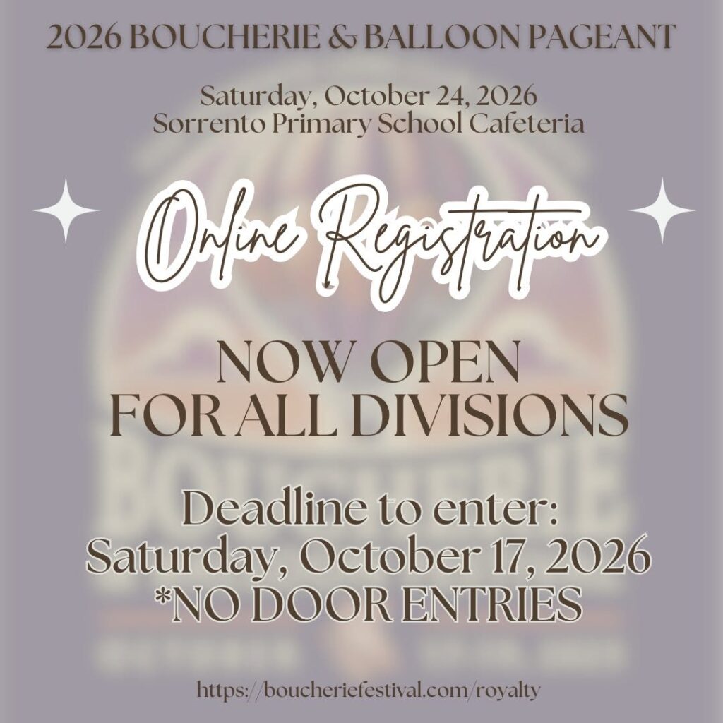 Boucherie and Balloon Festival Pageant