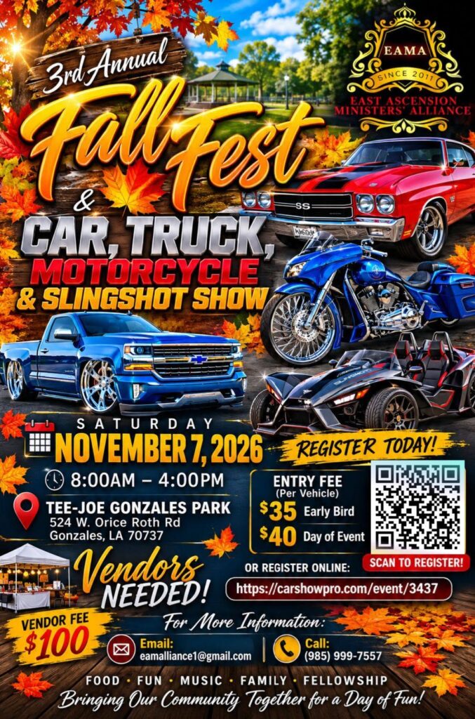26 Fall Fest & Car, Truck, Motorcycle, & Slingshot Show