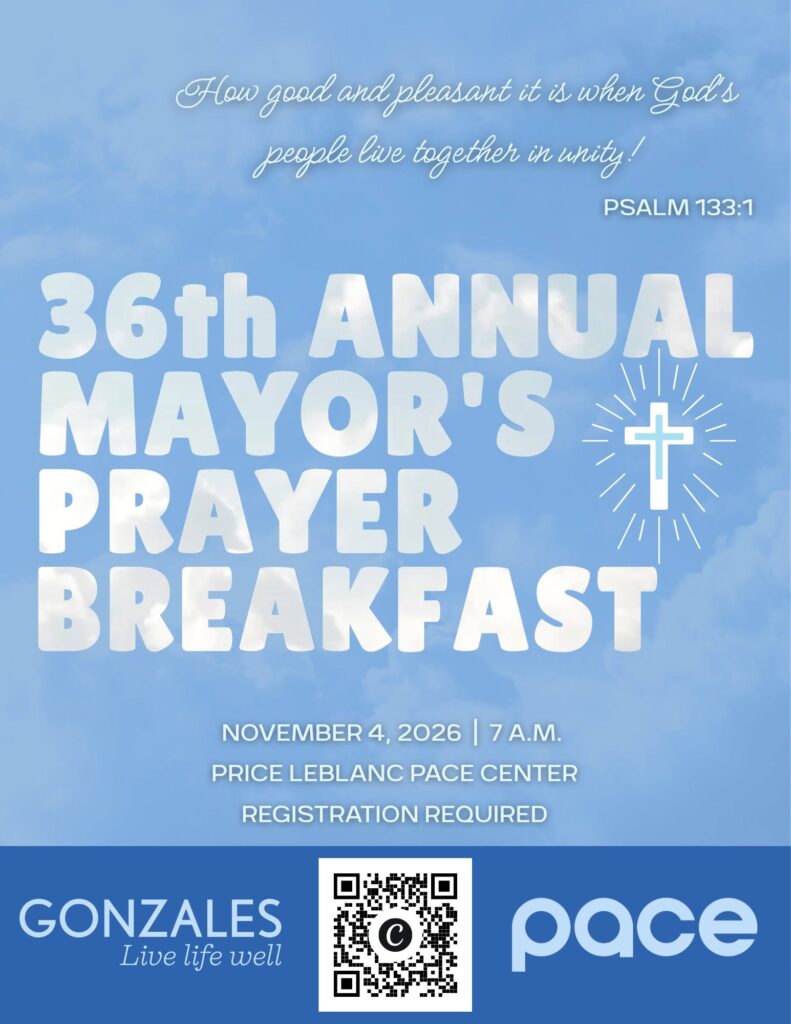 Gonzales Mayor's Prayer Breakfast